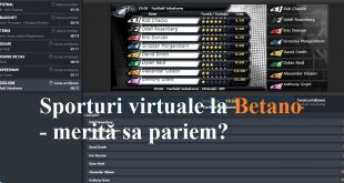 Sporturi virtuale la Betano - merită sa pariem?